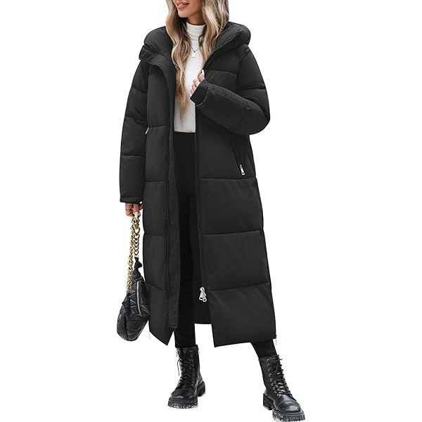 Amazon.com: PRETTYGARDEN Women's Winter Long Puffer Coats Hooded